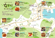 女川町内ランチ案内駅前MAP