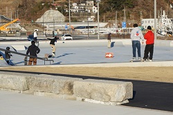 女川町海岸広場 スケートパーク